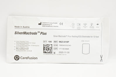 CareFusion 9623-810P Resting ECG Electrodes for 12-lead - Pack of 100 (x)